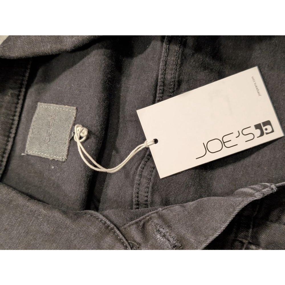 Women's Joe's Jeans Black Distressed Denim Lightweight Jacket M - Picture 8 of 11